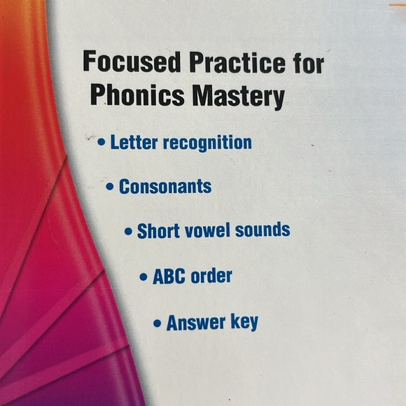 Spectrum Phonics Workbook Kindergarten, Kids Workbook for Home, Age 3-5 - Picture 5 of 5